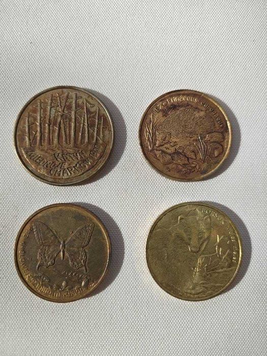 KOLEKCJA 80 sztuk monet 2 zł Nordic Gold , Katyń 1995, Jeż 1996, Miasta
