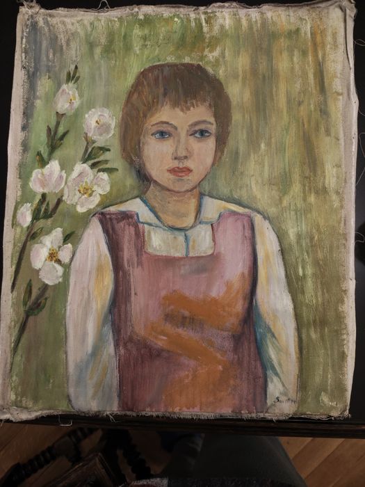 Portret Dziewczyna olej na płótnie