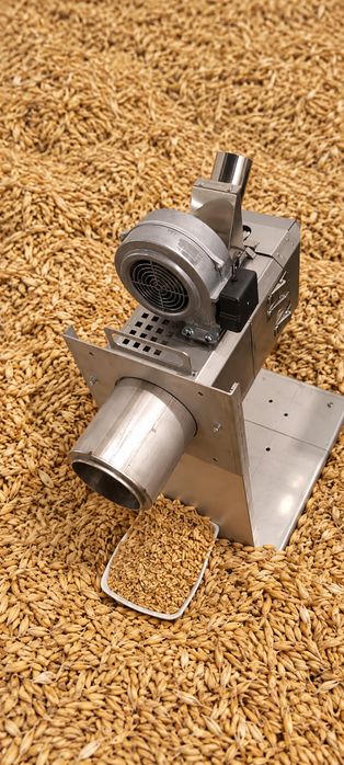 Układ do spalania owsa owies palnik automatyczny z czyszczeniem Agro 16 kW sterownik Smartfire do przeróbki modernizacji konwersji