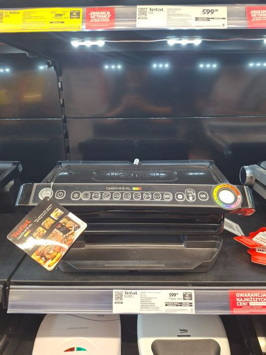 Taki jak na zdjęciu grill elektryczny Tefal XL uzyty kilka razy