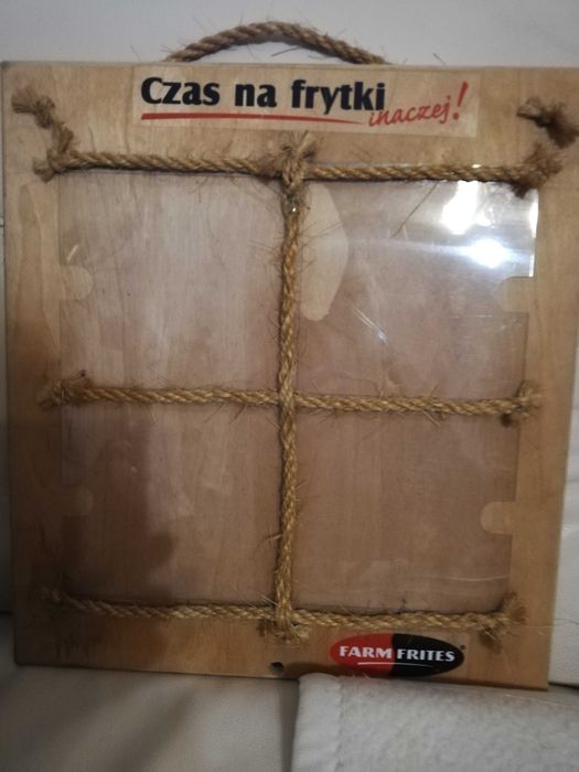 Reklama "Czas na frytki inaczej" Farm Frites, sklejka sprzedam
