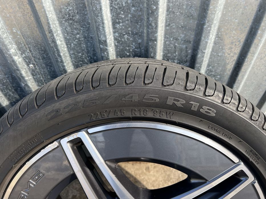Alufelgi lato Mercedes c w206 AMG 18 5x112 nowy model opony pirelli
