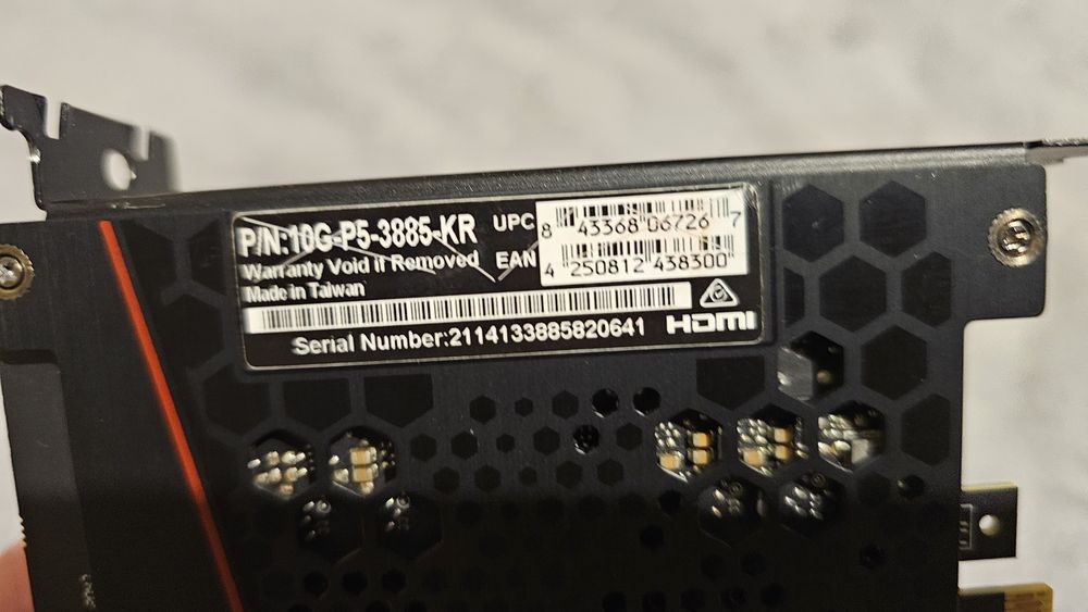 Видеокарта EVGA RTX 3080 XC3 ULTRA GAMING 10Gb