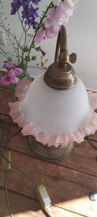 Conjunto de 2 candeeiros vintage pink flower