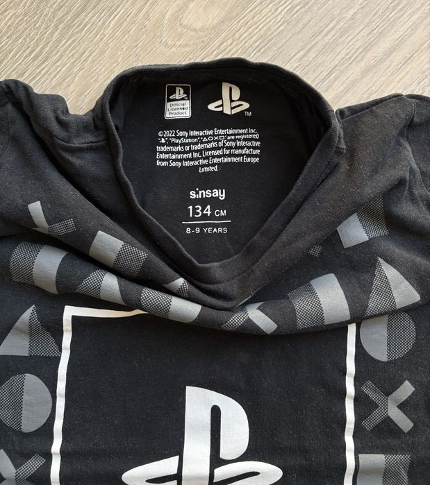 Koszulka tshirt. Playstation. Sinsay. Rozm 134