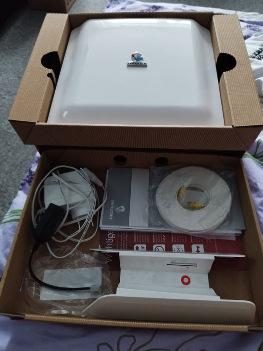 Modem Swisscom nie drogo.