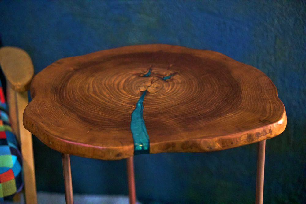 Stylowy Stolik Kawowy MaKonWood