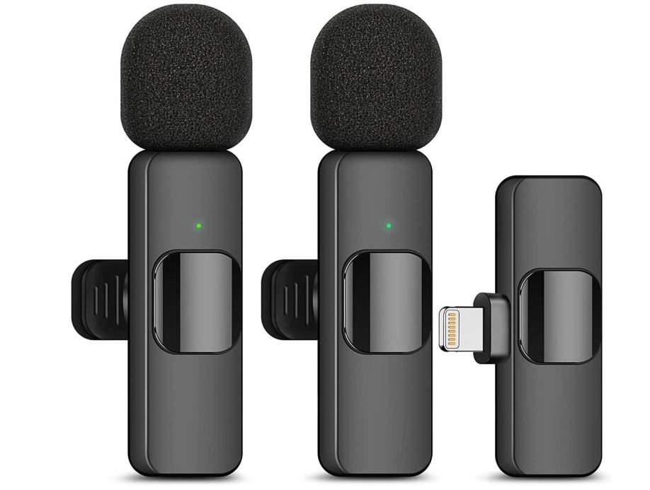 2X Mikrofon Bezprzewodowy Krawatowy Iphone
