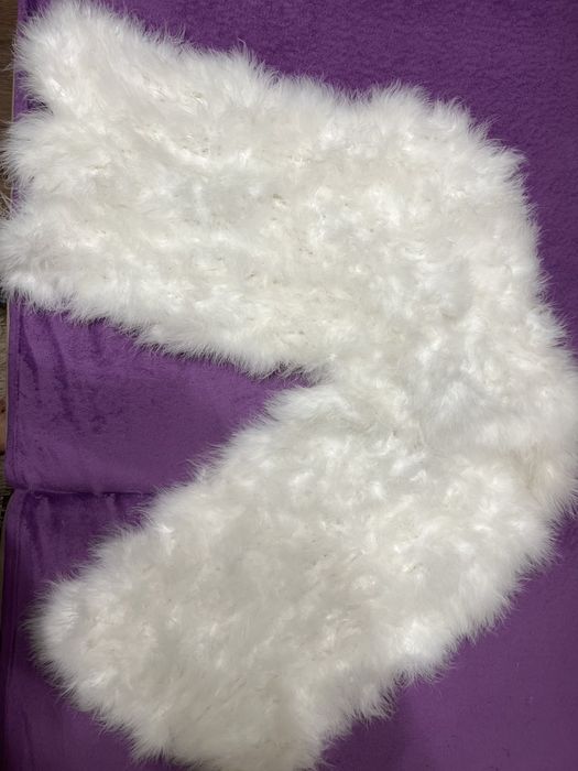 Накидка для нареченої з натурального лебединого пуху