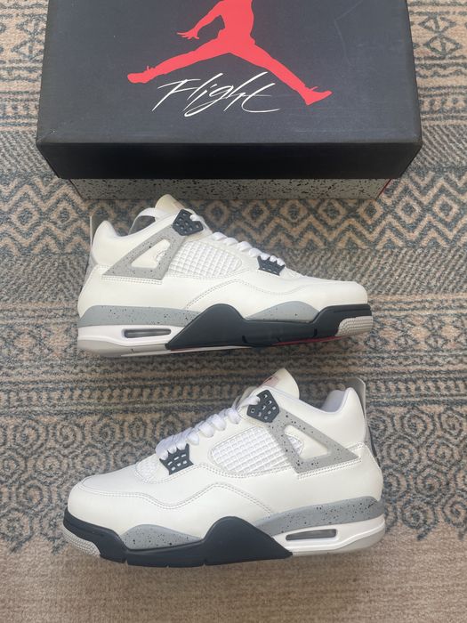 Nike Air Jordan 4 White Cement 2025