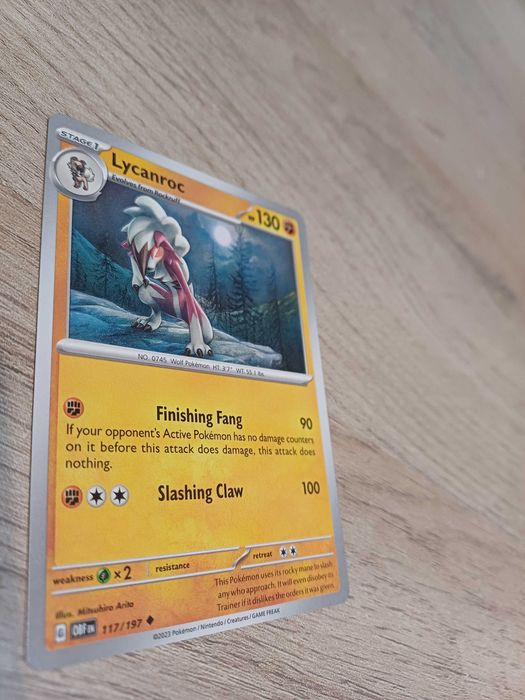 Carta Pokémon Lycanroc #117