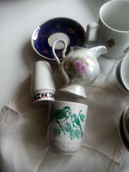 Заварники, чашки  фарфор