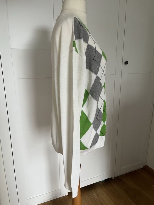 Sweter męski w serek XL