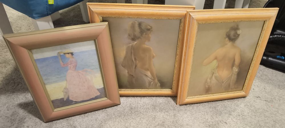 Conjunto de 3 quadros