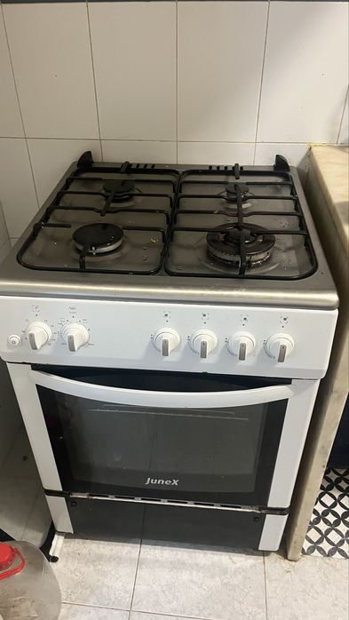 Fogão a gás a funcionar na perfeição