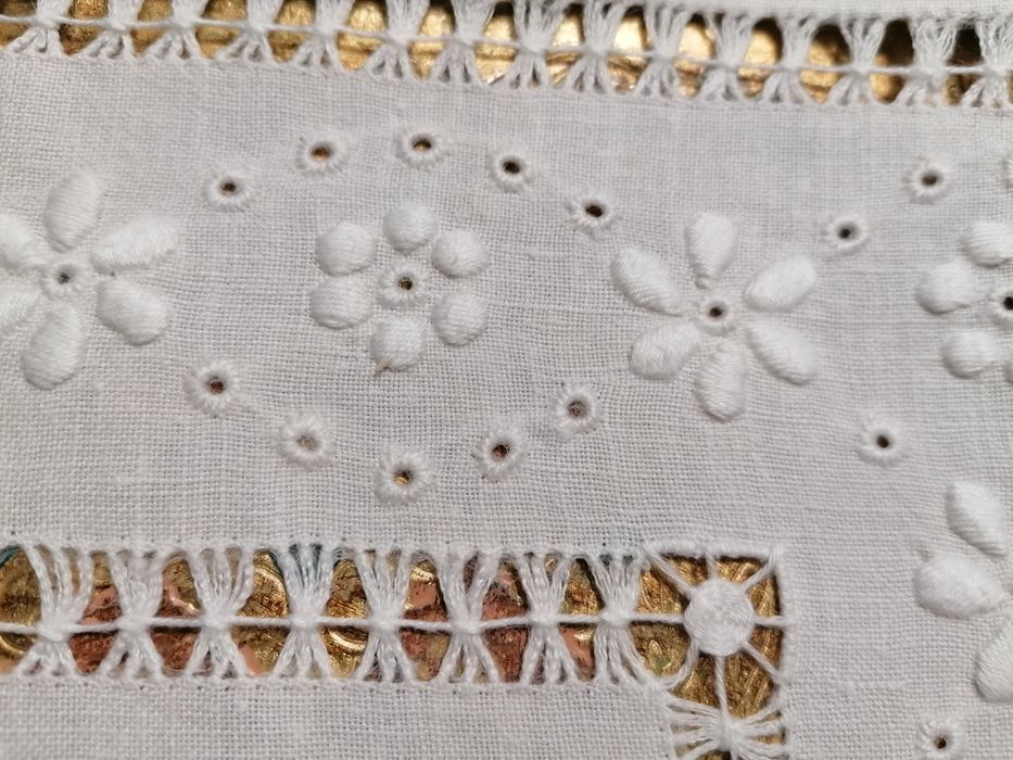 Naperon de linho para tabuleiro