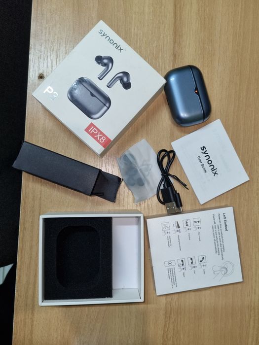 Bluetooth навушники вкладиші безпровідні вакуумні Synonix