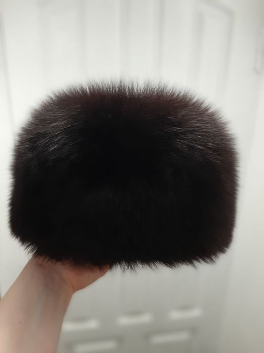 Шапка женская из песца
