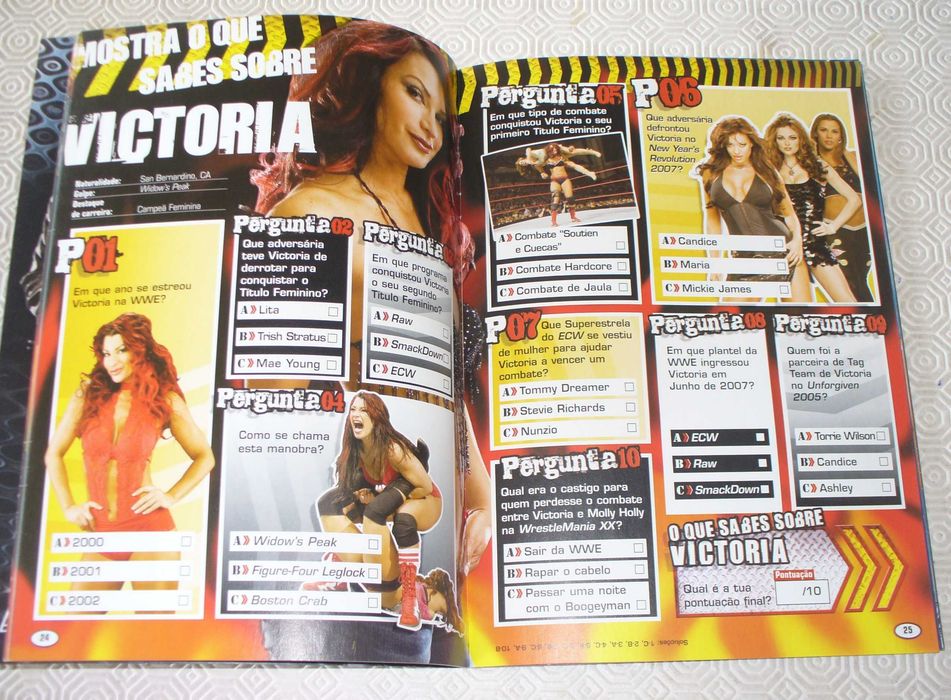 Smack Down Livro de Actividades 1 jogos, actividades, testes sobre WWE