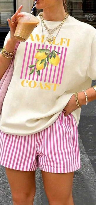 Футболка і шорти оверсайз
