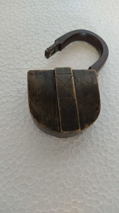 Cadeado, aloquete em bronze séc.XIX