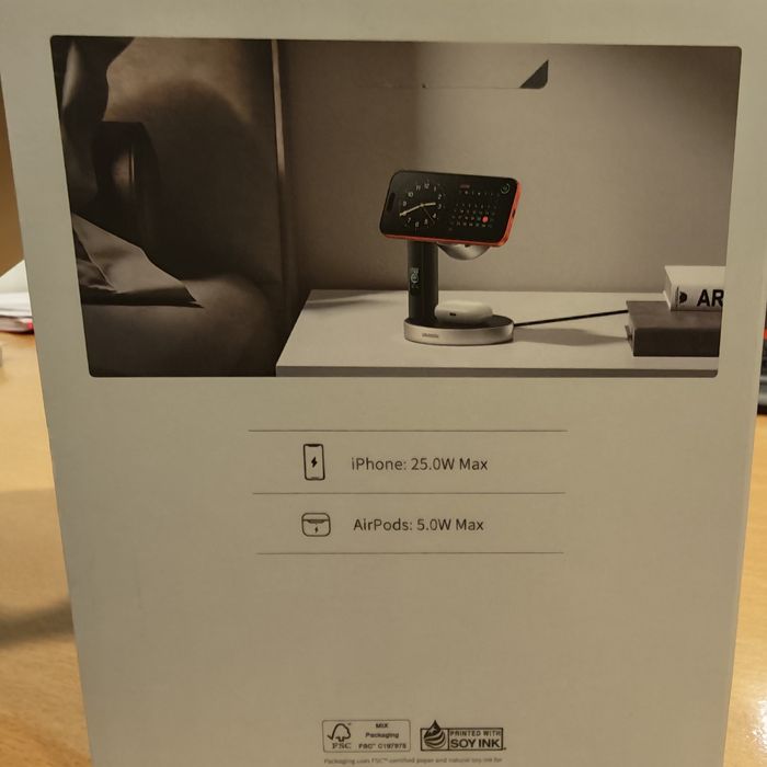 Carregador wireless UGreen magflow pro 2 em 1