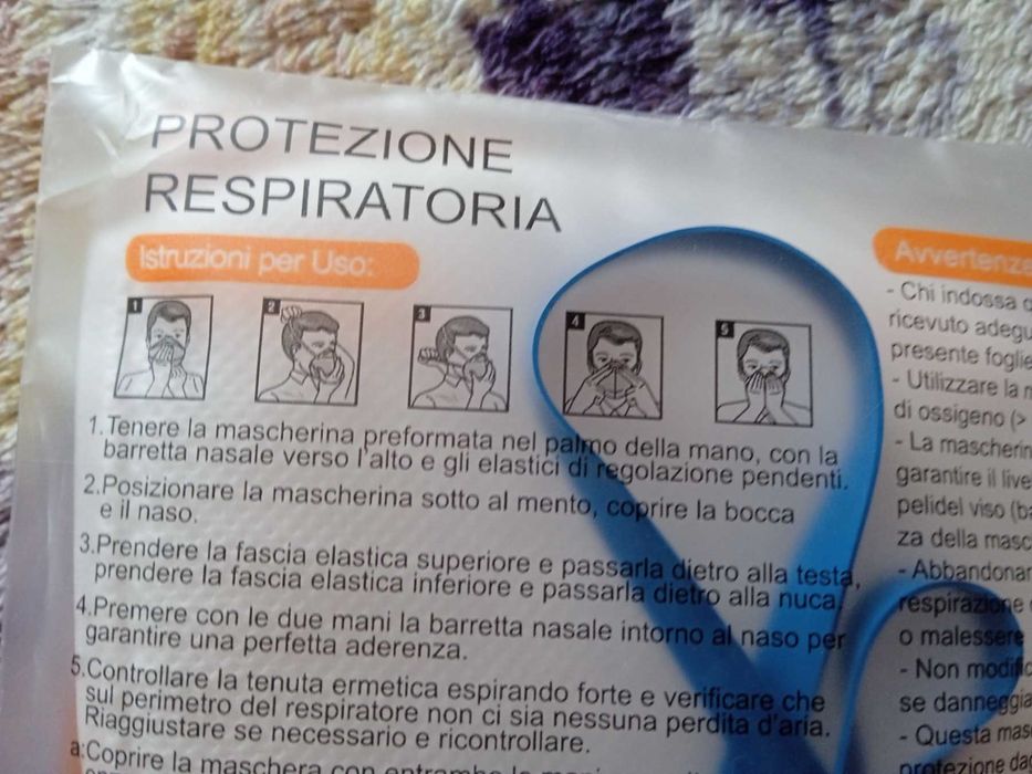 Респиратор FFP2 Италия респіратор маска намордник