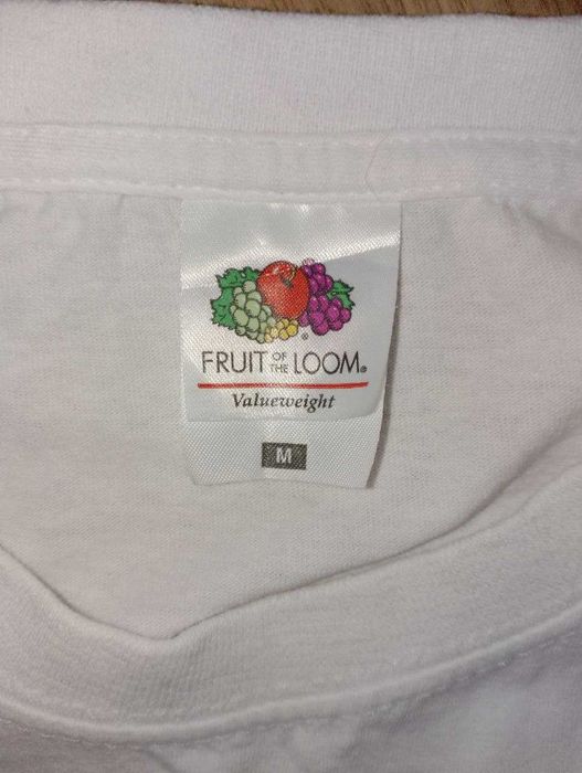 Футболка белая унисекс мужская размер м 100% коттон