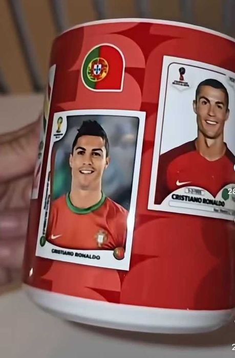 Campanha Canecas para os Fãs de Cristiano Ronaldo e do Stitch , dá para personalizar com a pessoa Stock Limitado