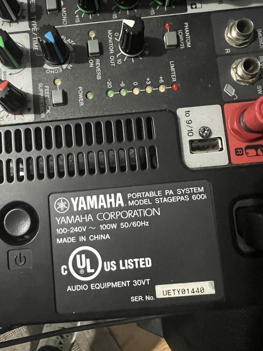 Yamaha Stagepas 600i