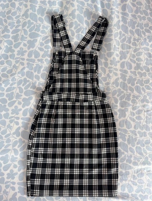 Vestido curto  xadrez