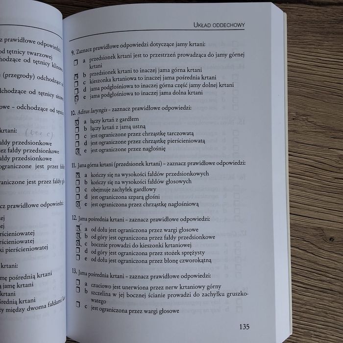Anatomia człowieka 1500 pytań testowych