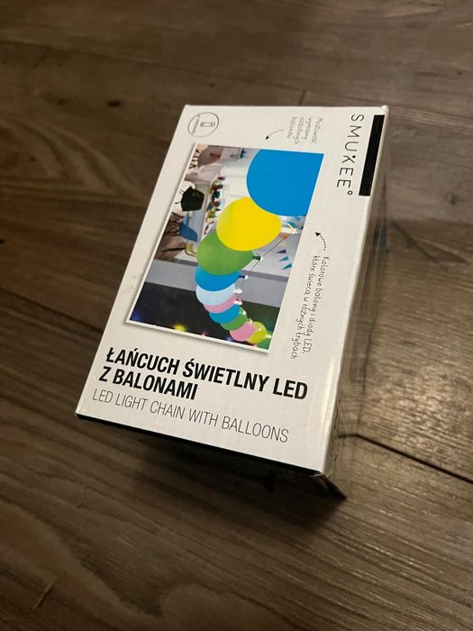 Nowy łańcuch świetlny led z balonami