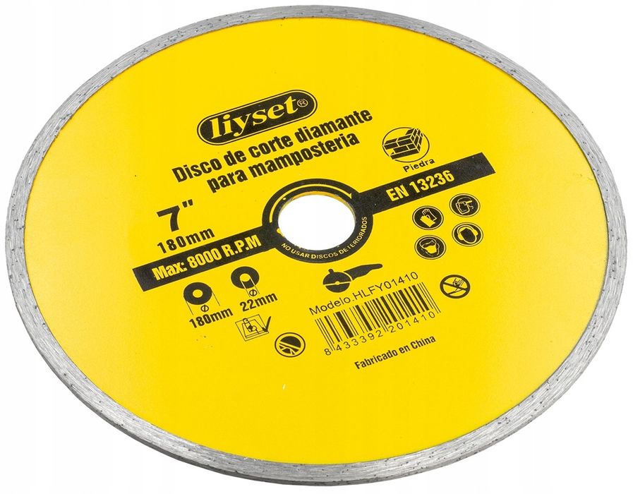 Tarcza diamentowa turbo beton cegła klinkier 180mm