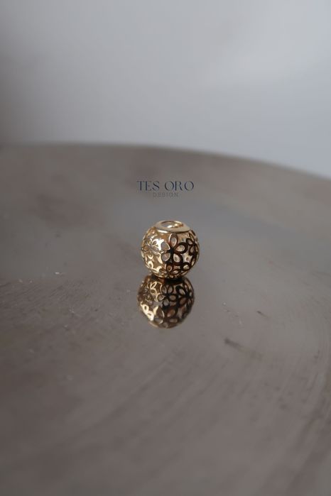 Złoty Charms "Pandora" | Próba Złota 585