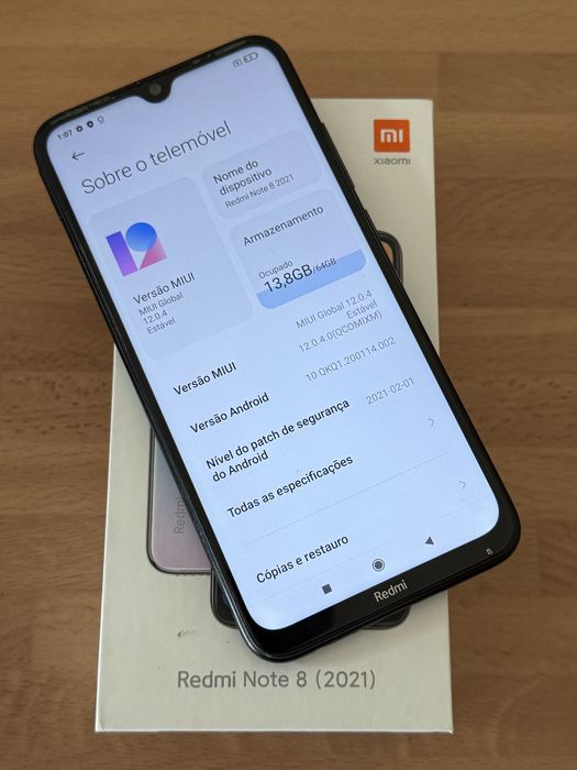 Redmi note 8 64gb desbloqueado(ACEITO RETOMA)
