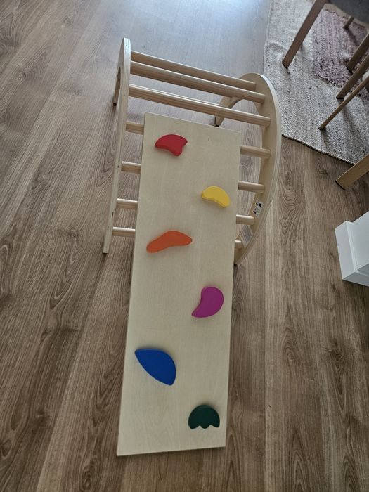 Arco Pikler Montessori + Rampa de Escalada/Deslize | Como Novo