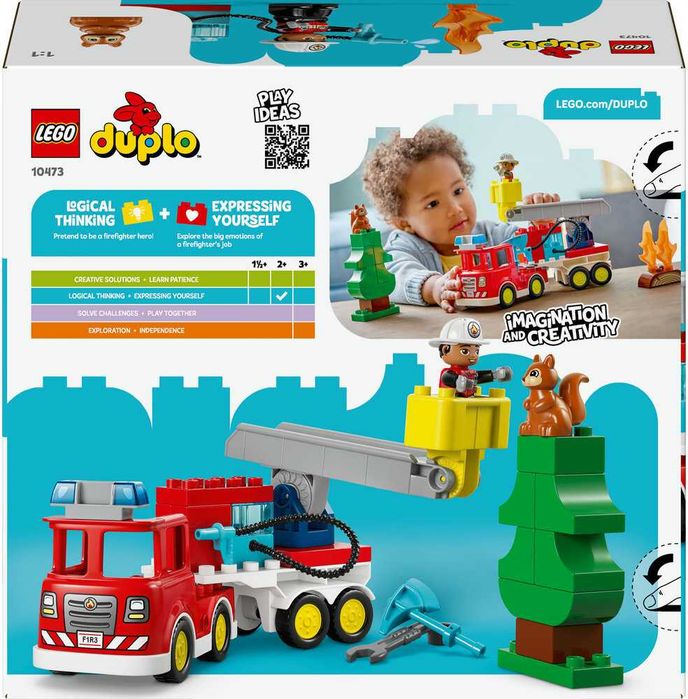 LEGO DUPLO 10473 WÓZ STRAŻACKI z wężem i strażakiem