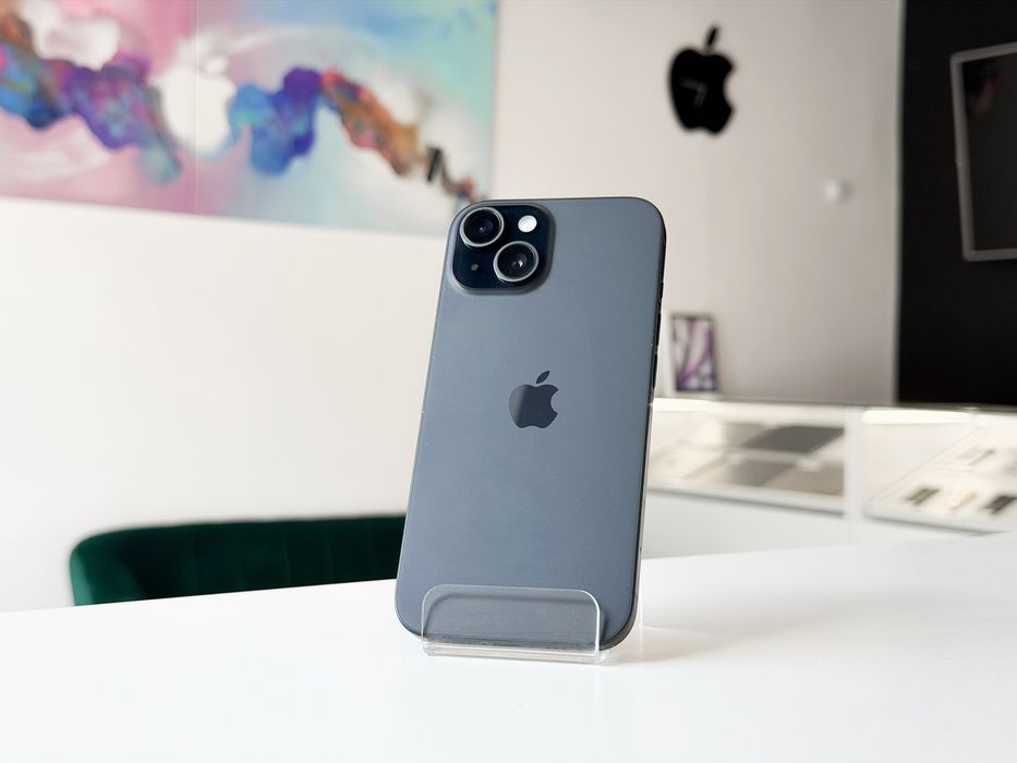 iPhone 15 128 GB Czarny Super Stan Sklep Gwarancja