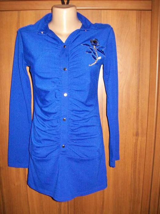 Tunika ciążowa z kwiatem z futerka 40 42 V