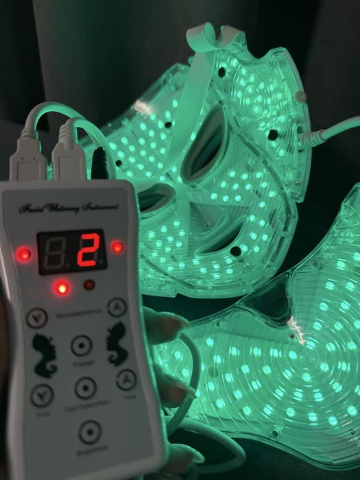 LED маска для обличчя | Фототерапія | Омолодження та лікування акне…..