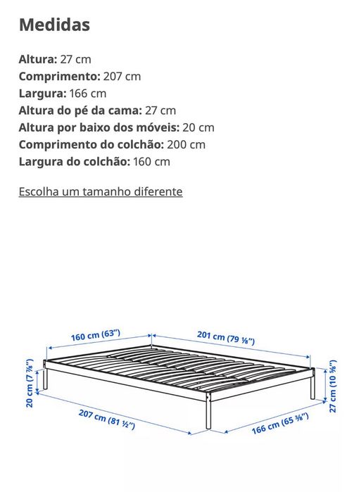 CAMA casal Vevelstad  IKEA 160x200