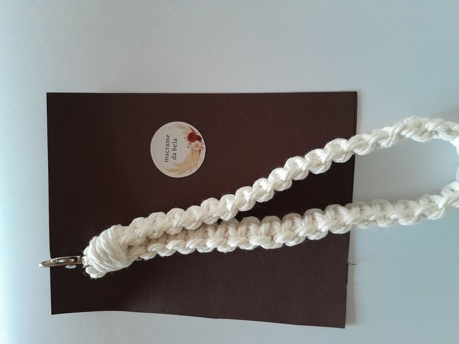 Porta chaves em macrame