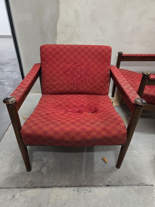 2 sztk. Fotel retro, prl lata 70te
