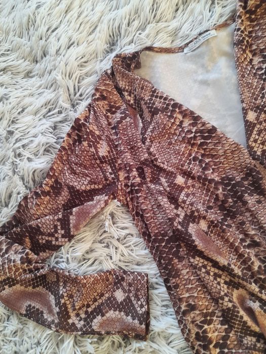 Body panterkowe Zara rozmiar S