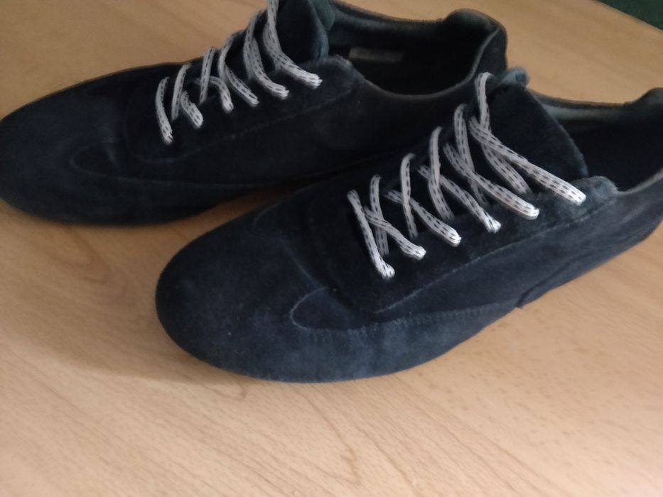 Sapato tenis de camurça