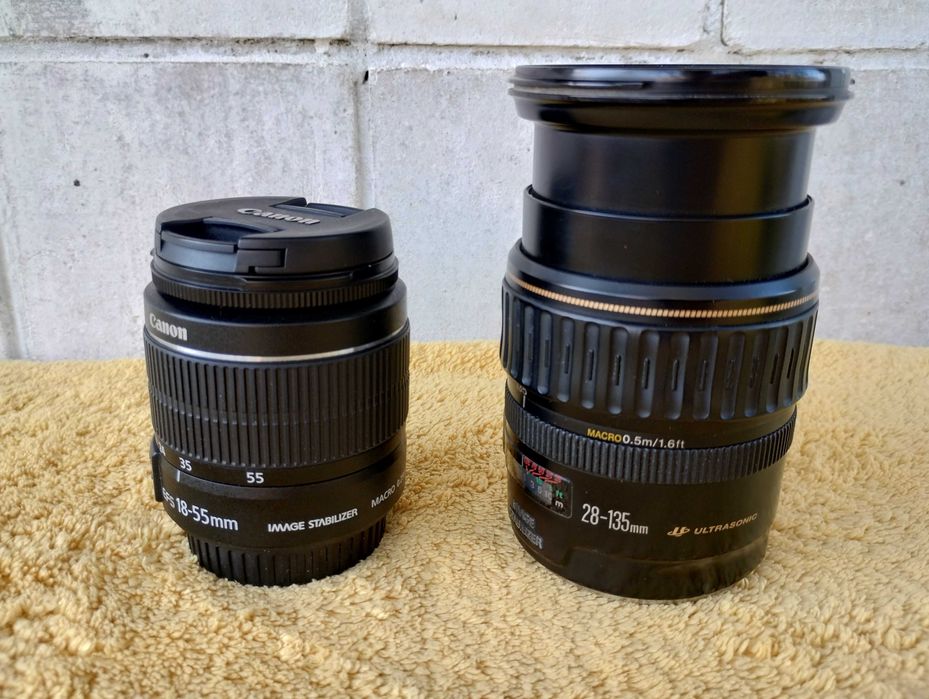 Цифрова дзеркальна камера canon 1100d body + ef-s 18-55 + ef 28-135 + кофр + штатив