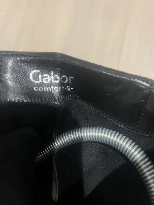 Botki Gabor 38 czarne skóra