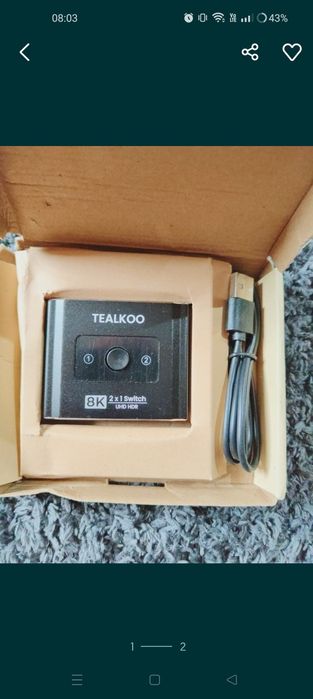 8K HDMI Tealkoo przełącznik