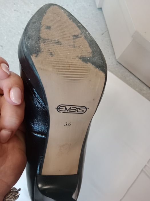 Szpileczki czarne rozmiar 35/36